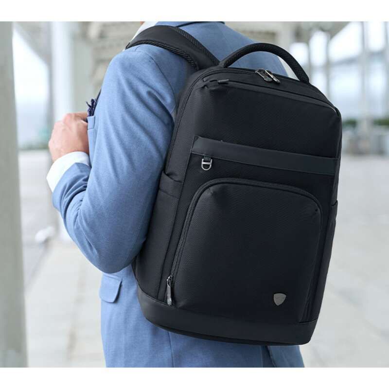 Mochila grande com zíper leve para viagem de negócios masculina_voghion.com