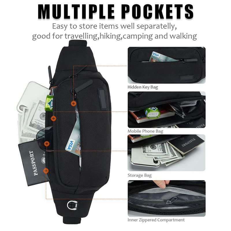 Sporttaschentasch Grouss Kapazitéit Moud Casual Messenger Bag Sport Broschttasch Multifunktionell Biergbesteigung Wiessel Handy Taschentasch_voghion.com