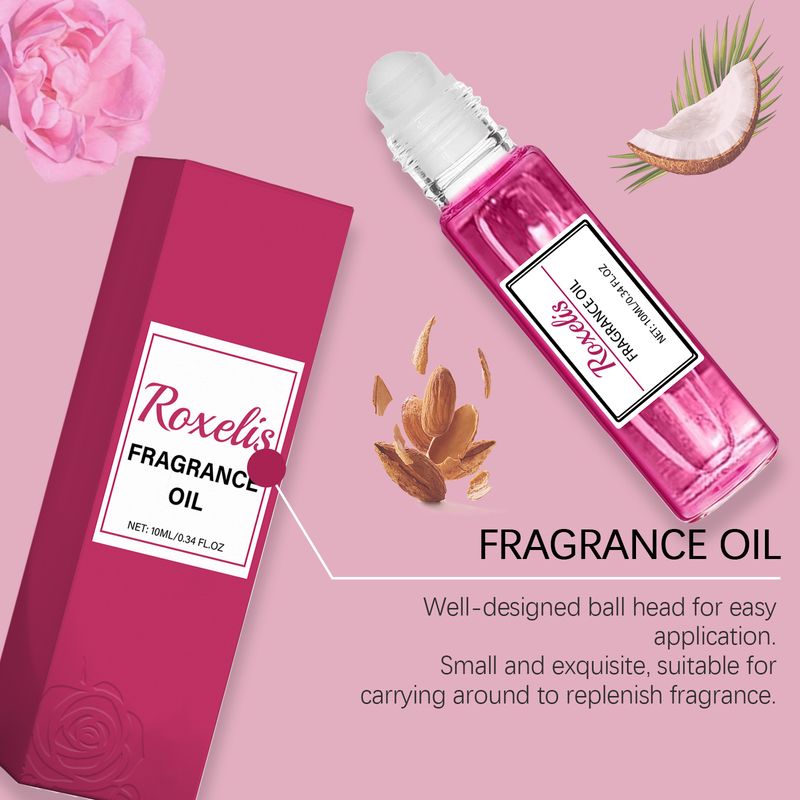 Profumo da donna a forma di palla, aroma di rosa, da polso e da collo, profumo di nicchia fresco e portatile_voghion.com