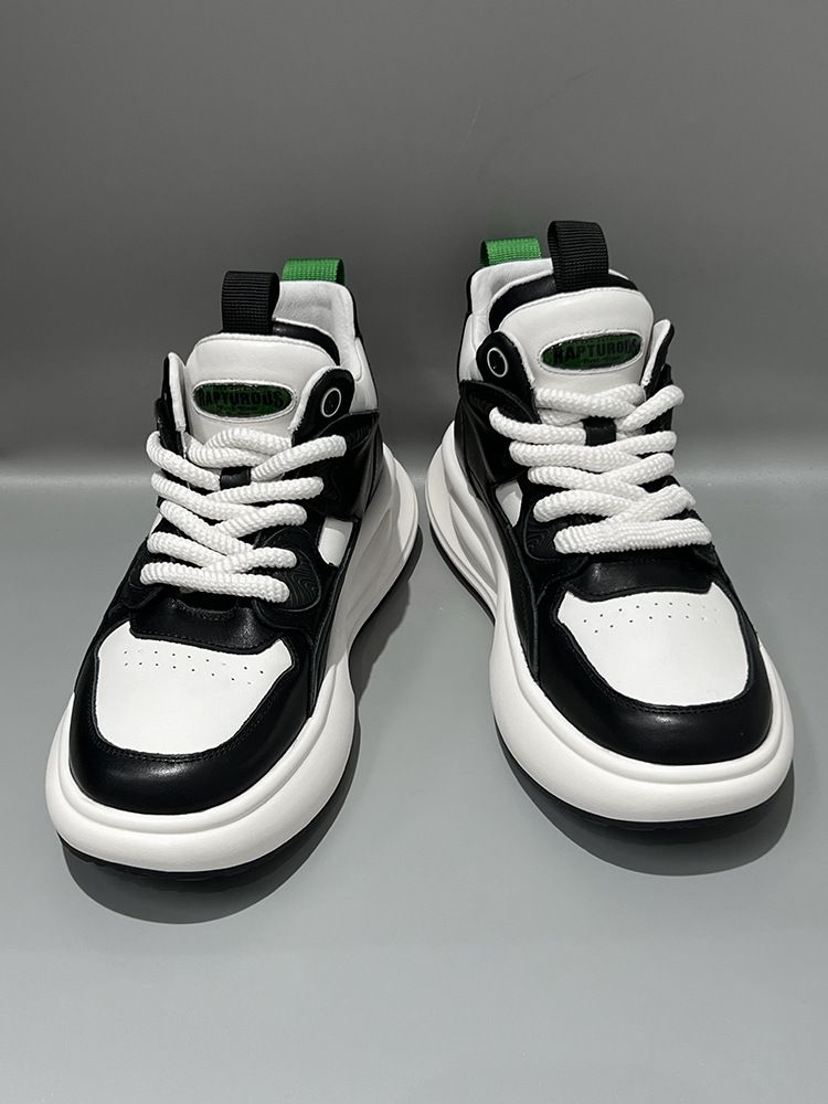 Scarpe da uomo alte, autunno inverno, nuove, sportive, foderate in pile, calde, in cotone doppio, con suola spessa, alla moda, casual, sneakers_voghion.com