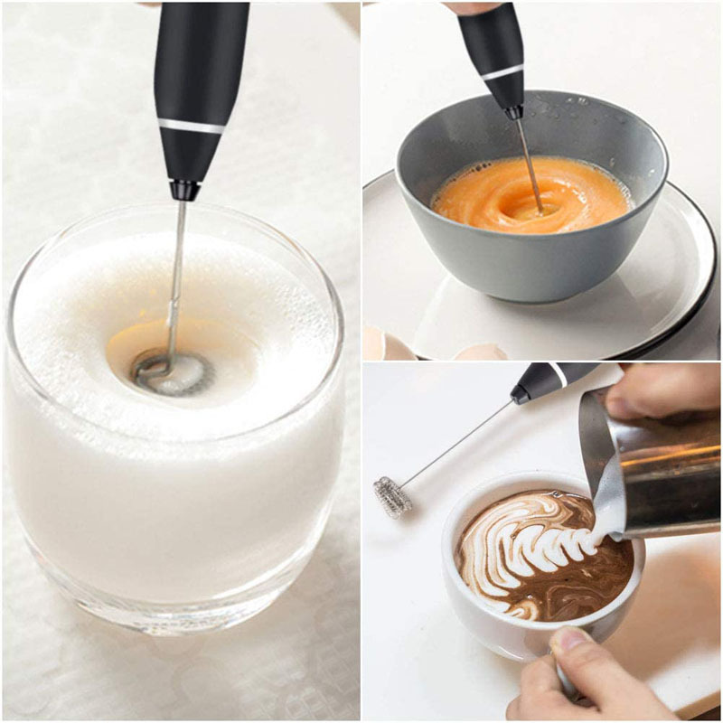 Electric Milk Frothers Handheld Wireless Blender USB Mini Coffee Maker Whisk Mixer Cappuccino Cream Egg Beater Food Blender_voghion.com