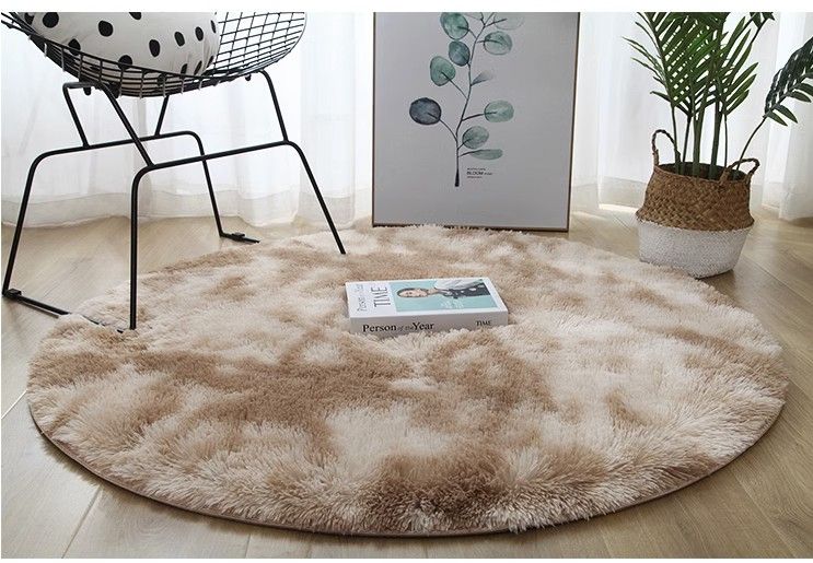 Tappeto Camera da letto Comodino Tappeto Soggiorno Divano Computer Trucco Poltrona Tappetino Foto Coperta Rotonda Peluche_voghion.com