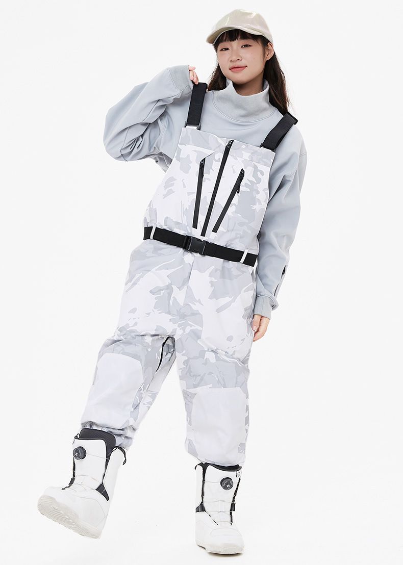 001 Felpa con cappuccio antivento impermeabile tuta da snowboard collo alto maglia da sci foderata in pile pantaloni unisex strato interno_voghion.com