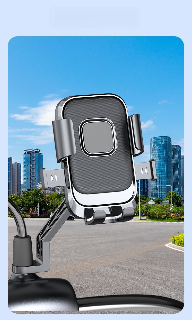 Fahrradhalterung für Elektro-Motorradfahrer, stoßfest, für Navigationstelefon_voghion.com