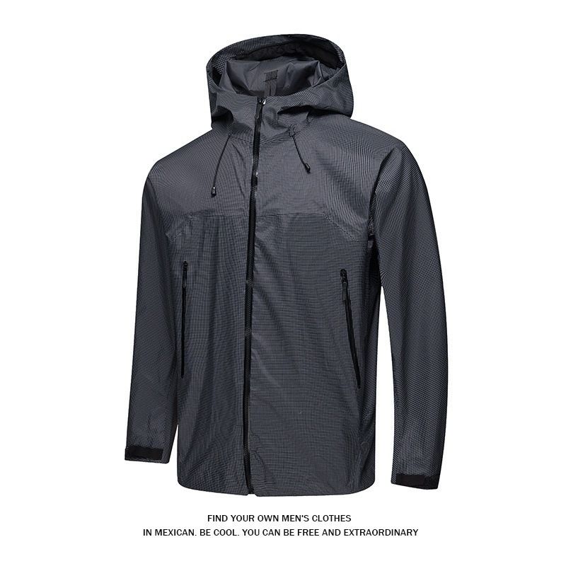 Giacca impermeabile termosaldata da uomo, stile autunno 2024, per uomo, giacca a vento da esterno_voghion.com