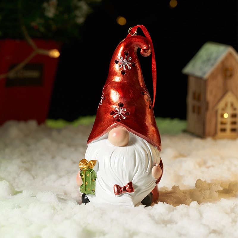 Gnome Dwarf Christmas Tree Ornaments, Hanging Resin Crafts For Home Holiday Decor And Festive Tree Decoration_voghion.com