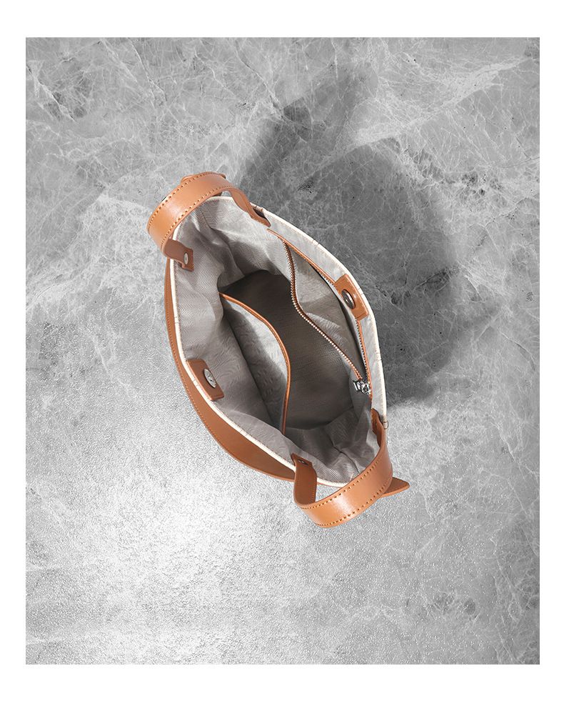 Borsa a secchiello da donna, borsa da donna in pelle di alta qualità, borsa a tracolla singola, leggera e di lusso_voghion.com