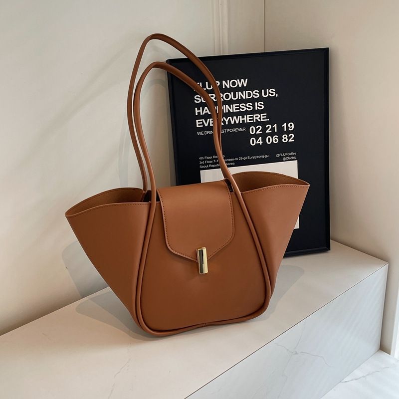 Borsa tote alla moda per donna, stile coreano, versatile, alla moda, grande capacità, tracolla, estate 2025, casual, da donna_voghion.com