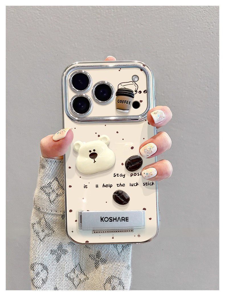 Custodia per iPhone compatibile con Coffee Bear, nuova custodia antiurto per iPhone Air 17 Pro Max da donna, morbida_voghion.com