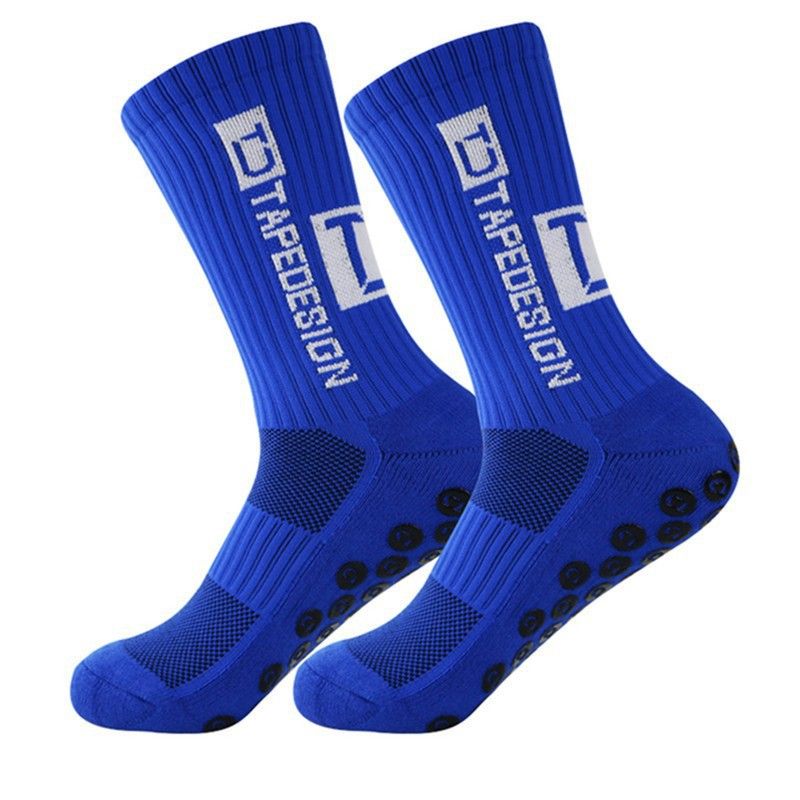 Chaussettes pour femmes, nouvelles chaussettes de football, chaussettes de sport à pois antidérapantes spéciales, chaussettes à fond épais en serviette_voghion.com