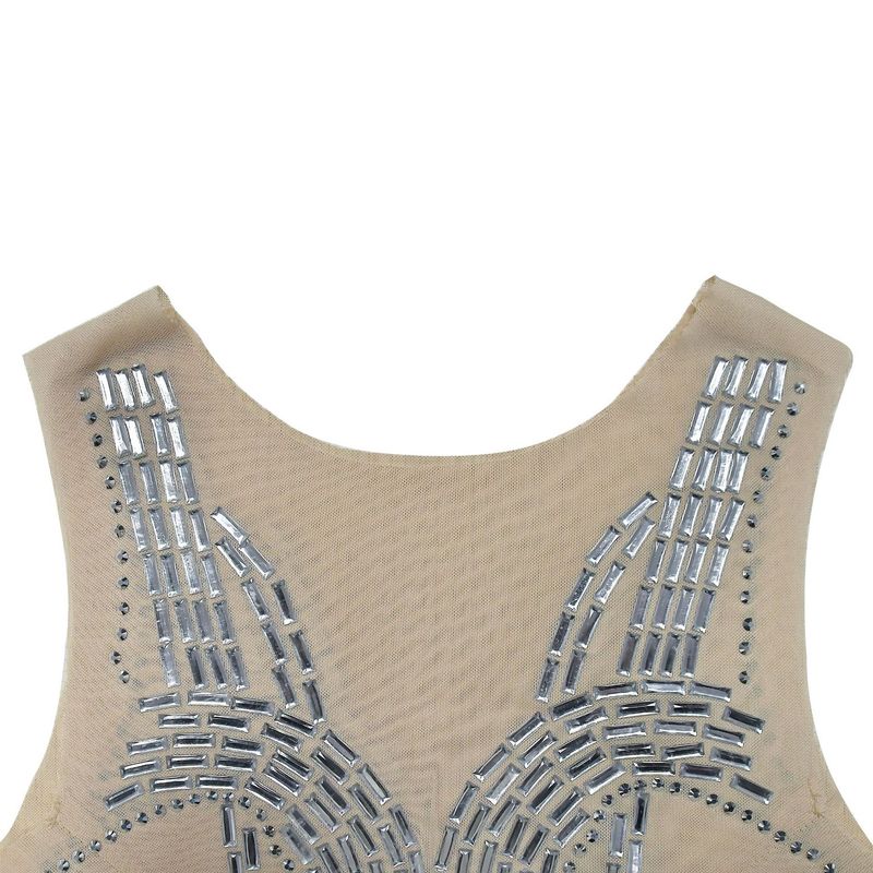 Damenbekleidung Modisches Damen-Kleid aus einfarbigem Gaze-Pressbohrerrock_voghion.com