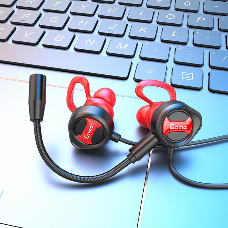 G31 Wired Earphone High Fidelity Intelligent Noise Cancelling Lightweight 3.5mm Stereo Sports In-ear Gaming Earbud for_voghion.com