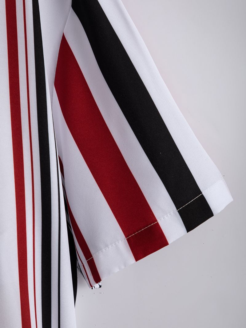 Men's Clothing Summer New Striped Shirt Men's Casual Shirt Short Sleeve Shopify_voghion.com