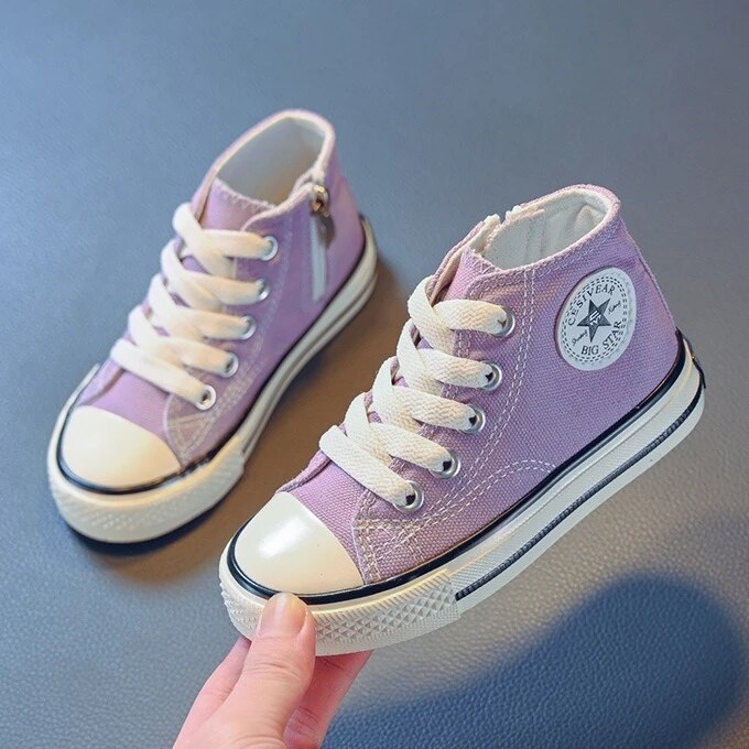 SHLIANG Kinder Leinwand Schuhe Atmungsaktive Turnschuhe Marke Kinder Schuhe Für Jungen Mädchen Klassische Casual Kind Flache Stiefel S0418_voghion.com