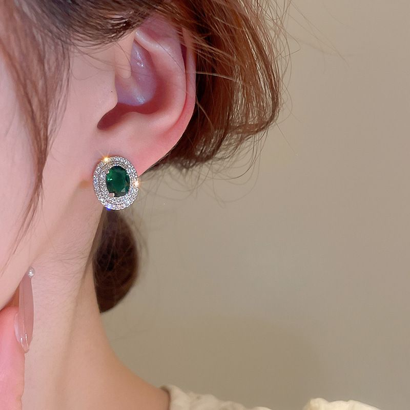 Earrings 1pc Hong Kong style retro earrings fashionable simple light luxury high sense_voghion.com