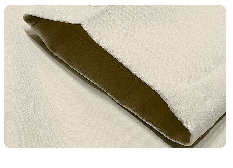 Herrenbekleidung Herren Drapey Kleine Gerade Hose Sommer Dünne Eisseide Lässige Kegelhose Neun-Punkt-Hose_voghion.com