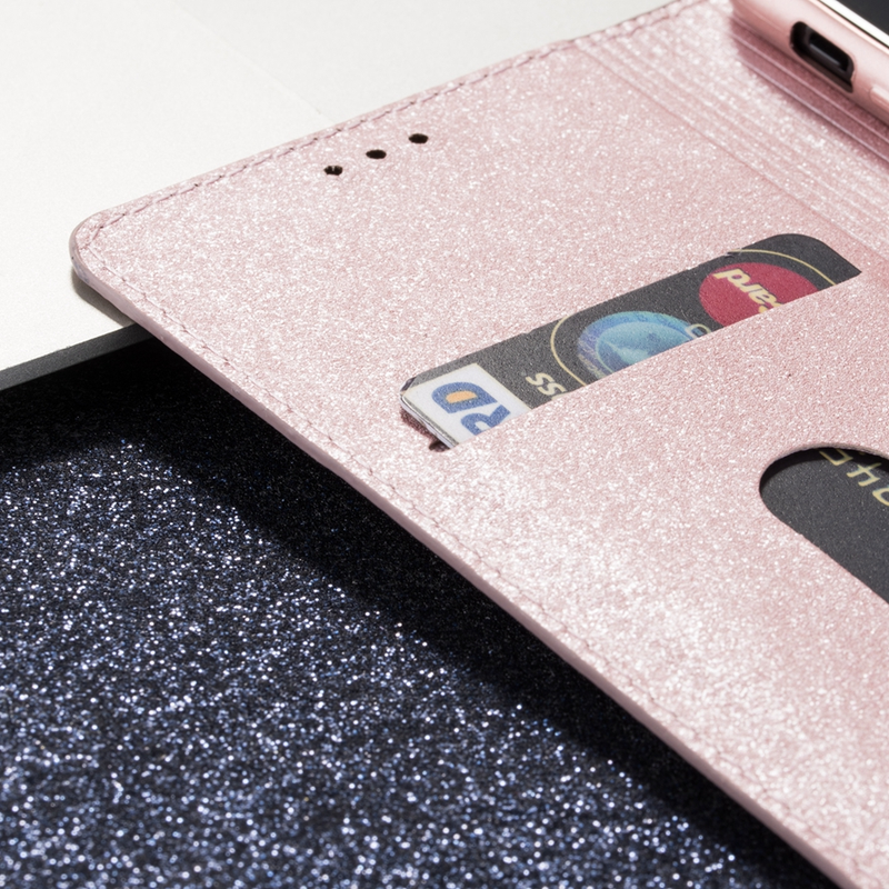 Lommebok glitterveske til Samsung Galaxy S21 Ultra S21 FE S20 FE S10 Plus A03S A12 A13 A21S A22 A31_voghion.com