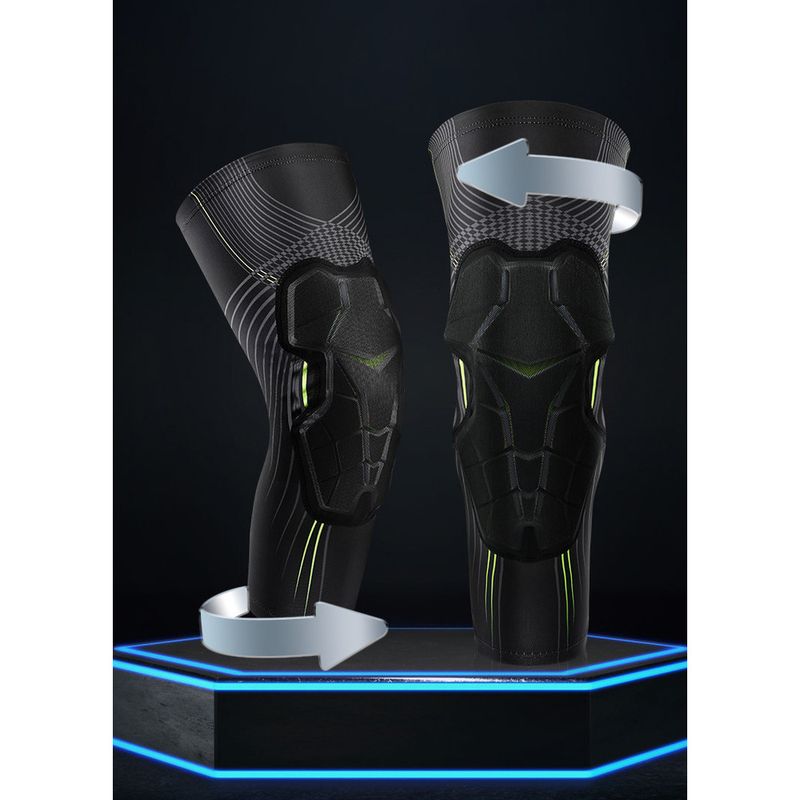 Genouillères de basket-ball, éponge nid d'abeille anti-collision, équipement de protection des genoux pour le cyclisme en plein air, la course à pied et l'été_voghion.com