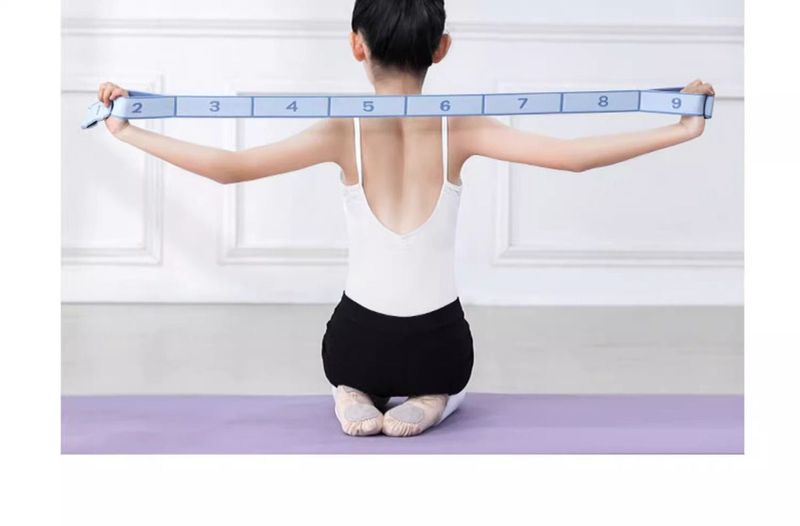 Children's Dance Practice Elastic Stretch Digital Segmented Yoga Latin Fitness Resistance Band_voghion.com