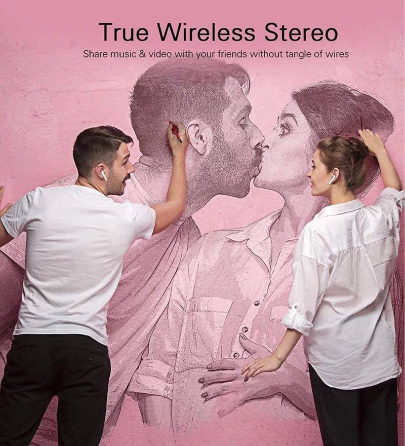i7 MINI Drahtloser Bluetooth-Kopfhörer 5.0 Stereo-Ohrhörer-Headset Sport-Funkkopfhörer mit Ladebox für alle Smart_voghion.com