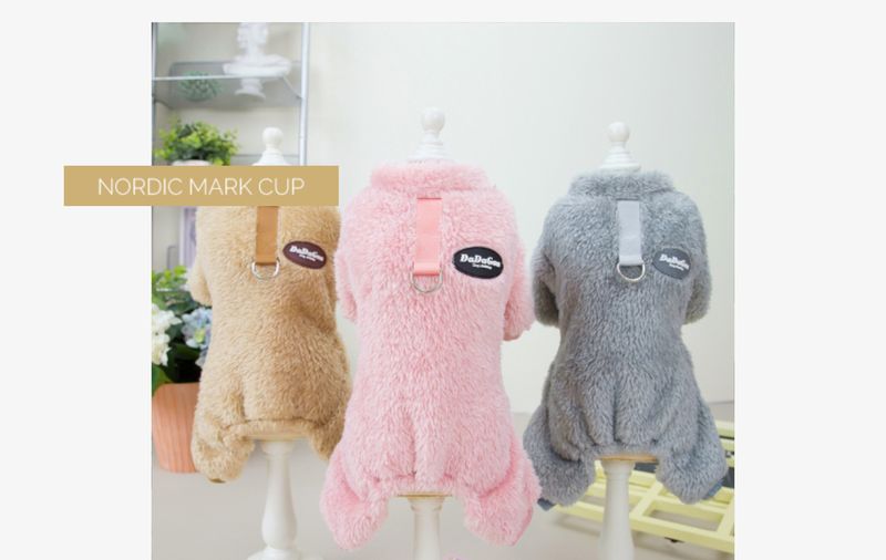 Naminių šunų rudens ir žiemos nauji kačių drabužiai, 22 trispalvės kilpos, keturių kojų megztinis_voghion.com