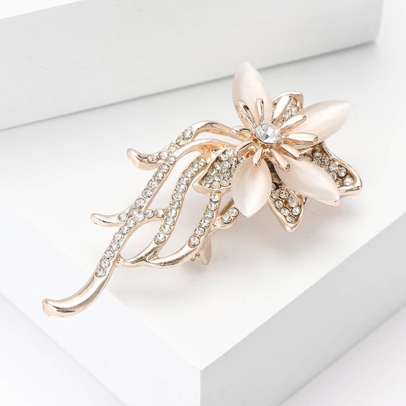 Mode Temperament Strass Opal Blume Brosche High-End Licht Luxus Damen Anzug Mantel Corsage Schmuck Pin_voghion.com