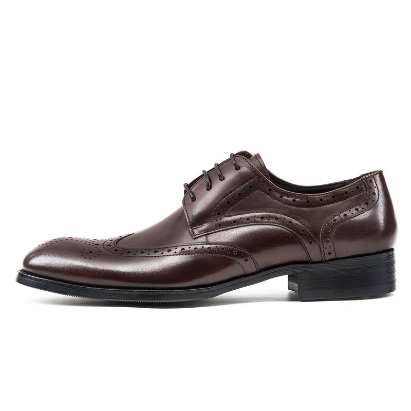 Brogue Nieuwe Britse Stijl Gesneden Heren Casual Leren Schoenen Heren_voghion.com