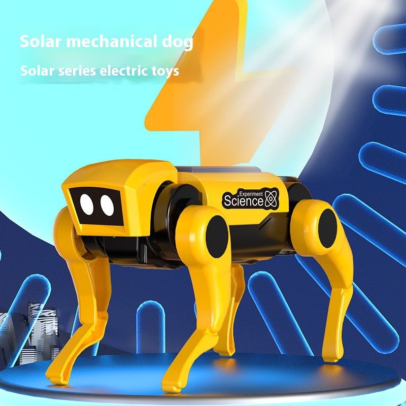 Uus teadus ja haridus Päikeseenergia masin Koer Steam DIY eksperimentaalne pusle Elektriline kaugjuhtimispult mänguasi kingitus_voghion.com
