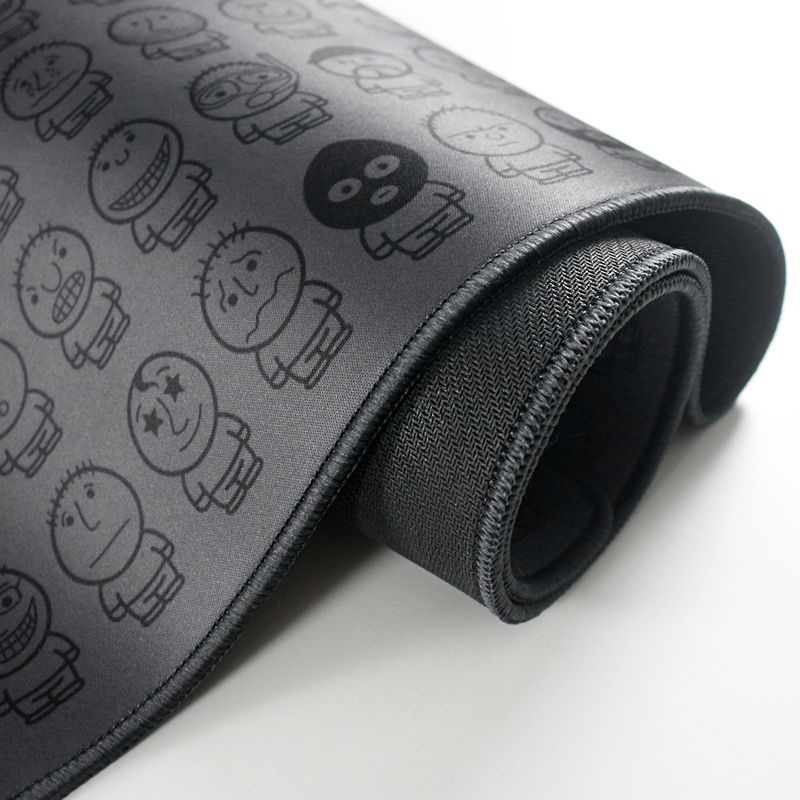 Tête de poupée de qualité imbattable, souris mangeant du poulet, jeu 3D surdimensionné, bureau d'ordinateur pour étudiant, bloc-notes élégant_voghion.com