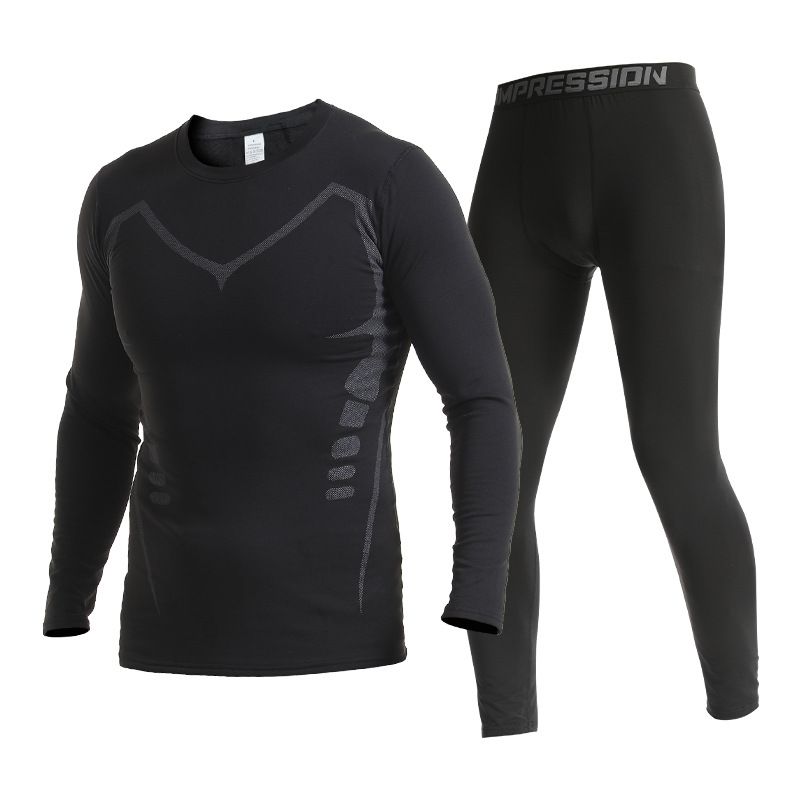 Tuta attillata foderata in pile da uomo LazyZoom, abbigliamento invernale da corsa, escursionismo, termico, elastico e ad asciugatura rapida._voghion.com
