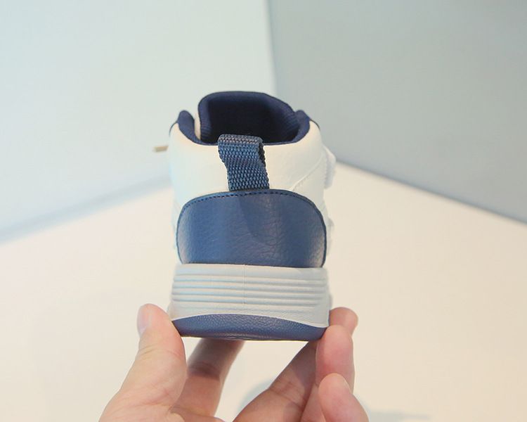 XUANMU Nieuwe kindersneakers lente/herfst jongens antislip hoge hulp casual board schoenen meisjes lichtgewicht comfortabele zachte zool flats XF0004_voghion.com