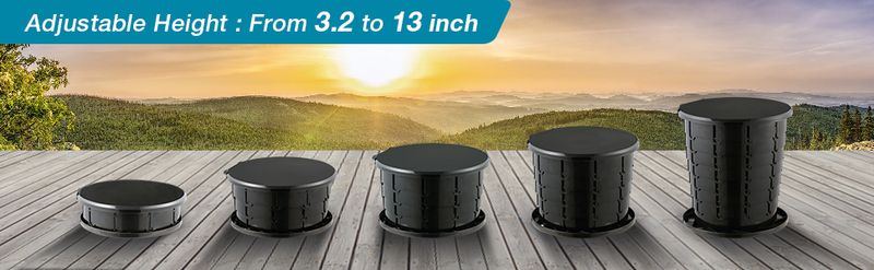 Upgrade Retractable Portable Toilet Travel Toilet Adjustable Height Camping Toilet Portable Potty for Adults Kids, Foldable Portable Toilet for Campin_voghion.com