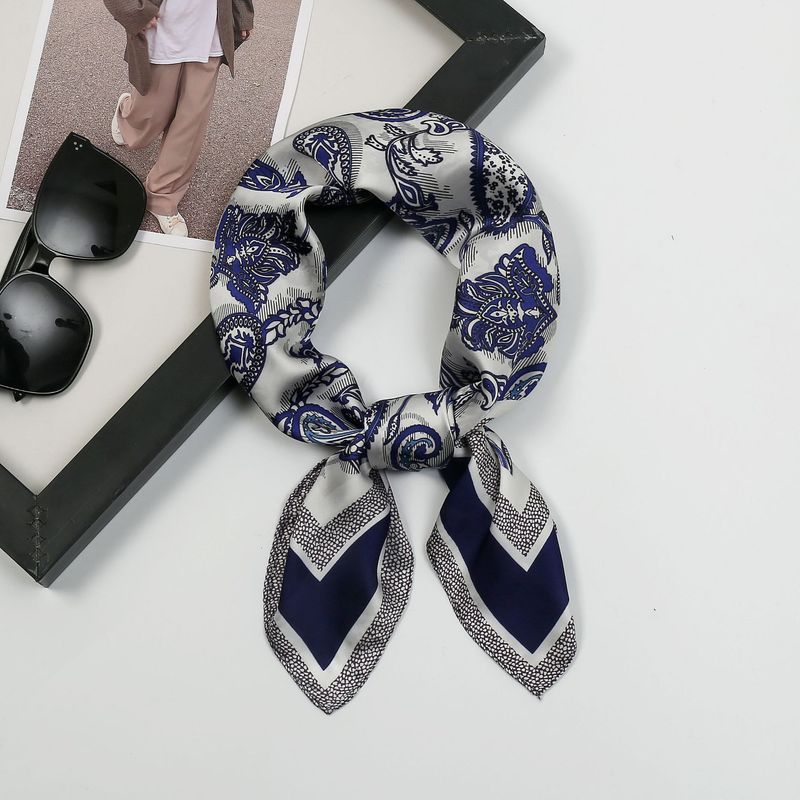 2024 neuer kleiner quadratischer 70x70 Nackenschutz Chiffon dünner westlicher Modeschal Frauen_voghion.com