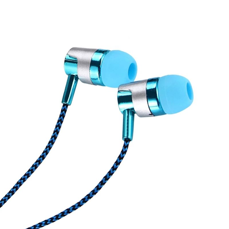 for Music 3.5mm Hands-free Earphone Mic Wired Earpiece In-ear Stereo Smart Phone_voghion.com