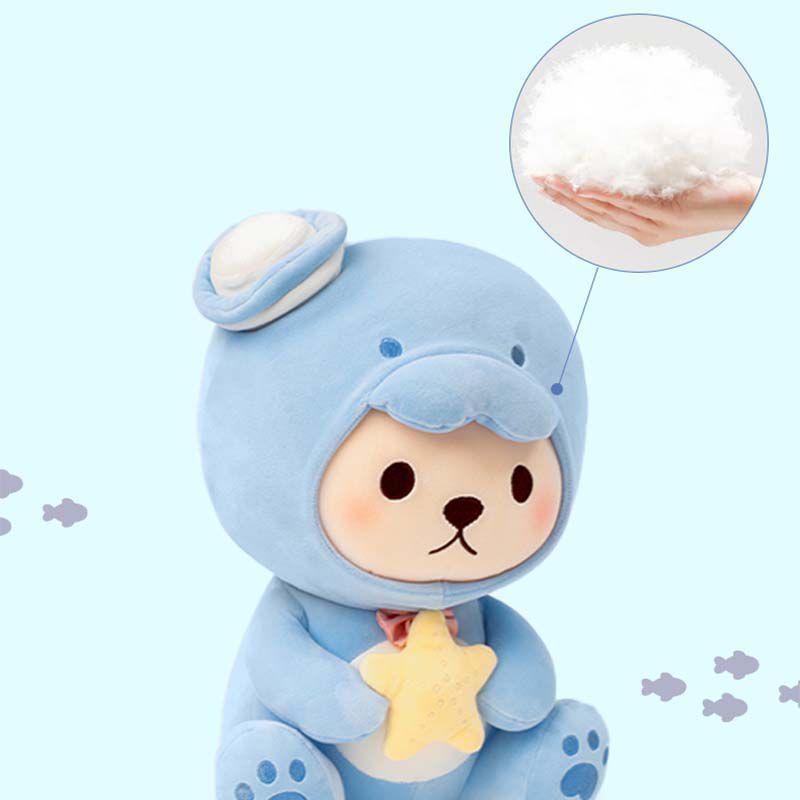 Collezione di orsi Adorabile orsetto di peluche della serie Ocean per un comfort accogliente_voghion.com