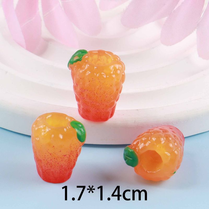 3D Obst Orange DIY Schmuck Kreative Ohrringe Schlüsselanhänger Handarbeit Material Telefon Fall Zubehör_voghion.com