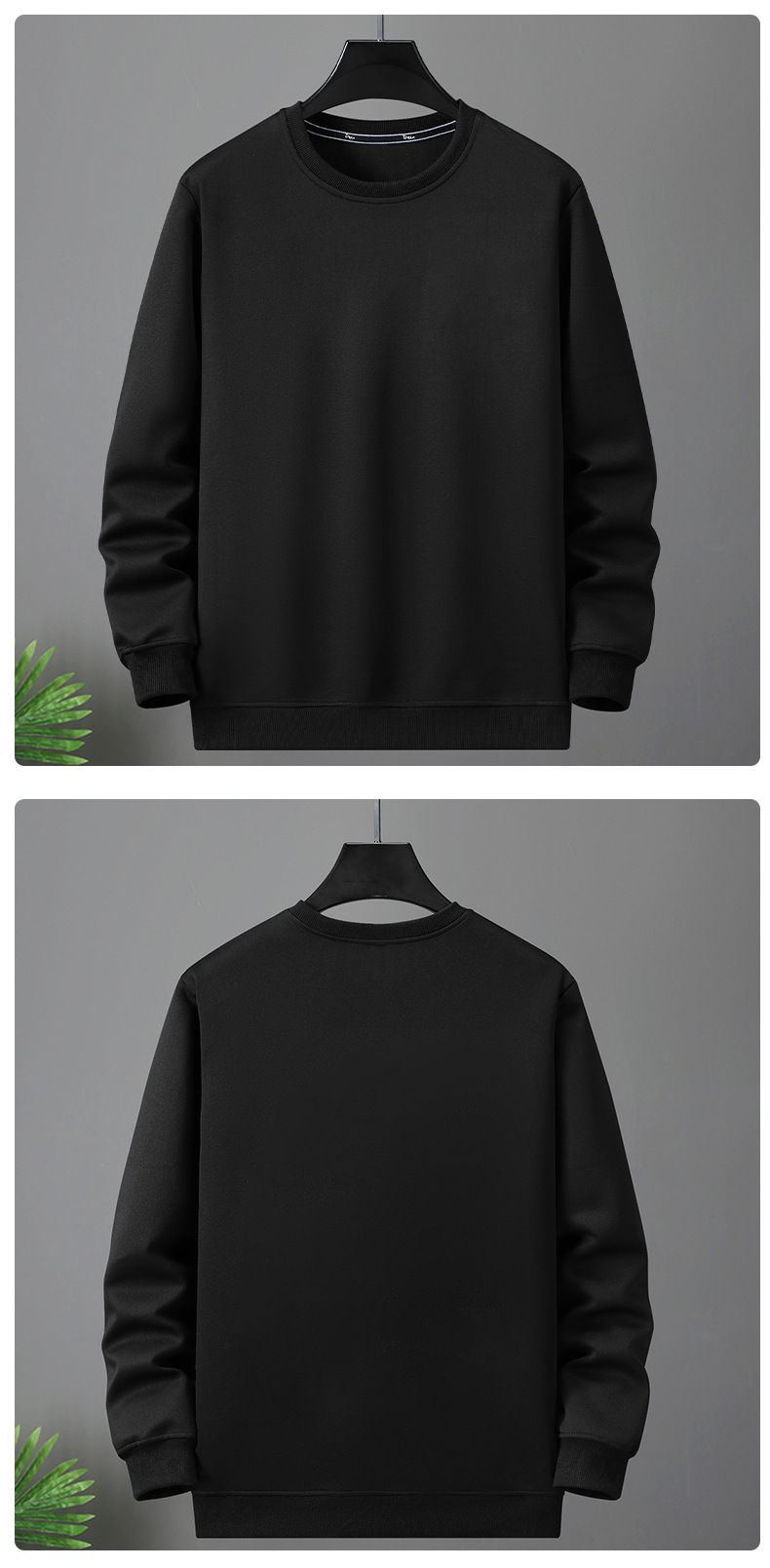 Übergroßer Freizeit-Hoodie für Herren – Baumwoll-Sweatshirt in Übergröße, abstrakter Druck, lockere Passform, 4XL-10XL (Schwarz/Weiß)_voghion.com