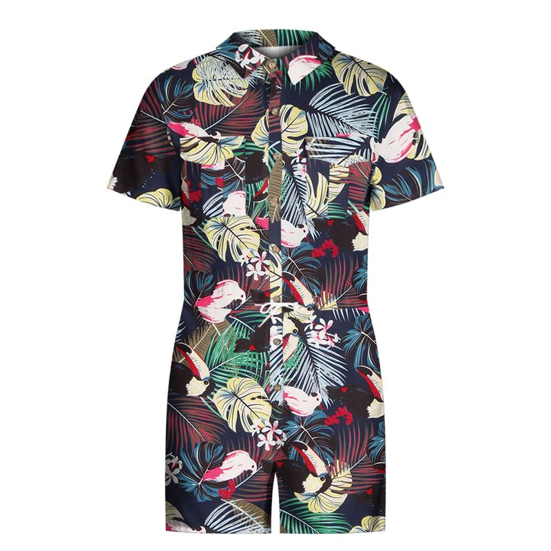 2022 Herren-Overall mit bedrucktem Hemd und Knöpfen_voghion.com