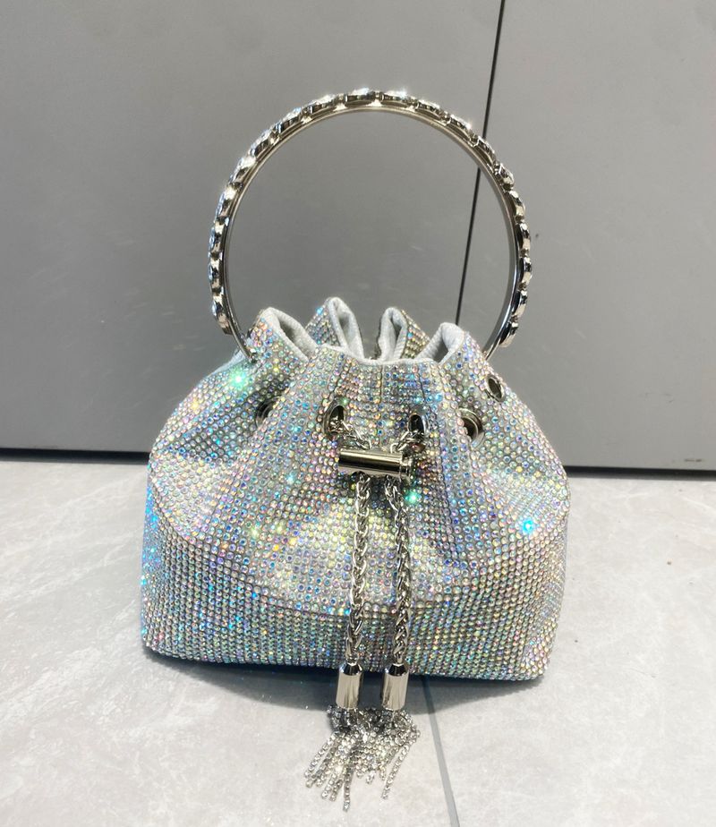 Portemonnees en handtassen voor vrouwen Luxe designer bucket clutch avondtas bankettas kristal strass schoudertassen_voghion.com
