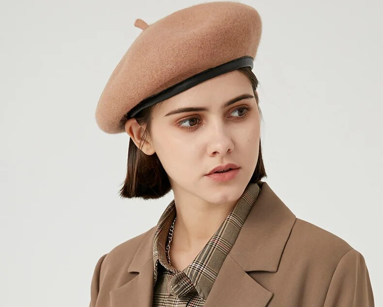 Engelsk ullberet barn vår sommer nisjemaler allsidig ullansikt liten høst- og vinterknopp_voghion.com