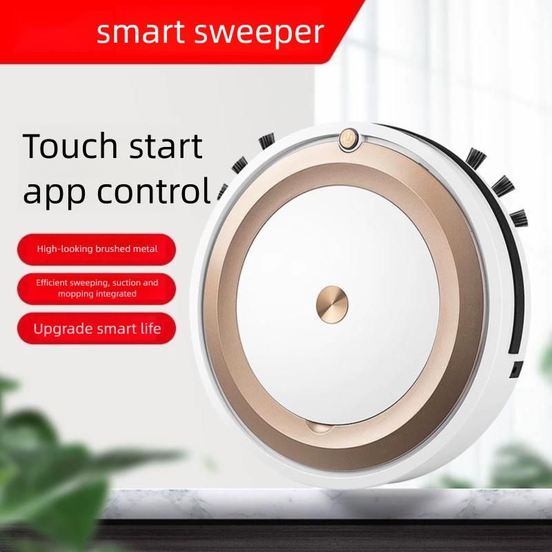 APP Robot Vacuum, Smart Mapping Sweep/Mop/Vacuum, 120min Runtime, Carpets & Hard Floors Cleaning_voghion.com
