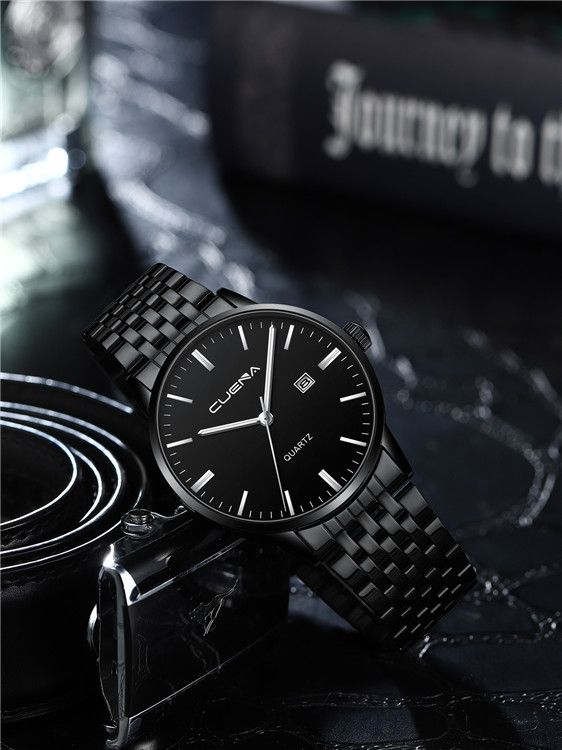 Herrenuhr Kalender Sport Herrenuhr Business Einfach Wasserdicht_voghion.com