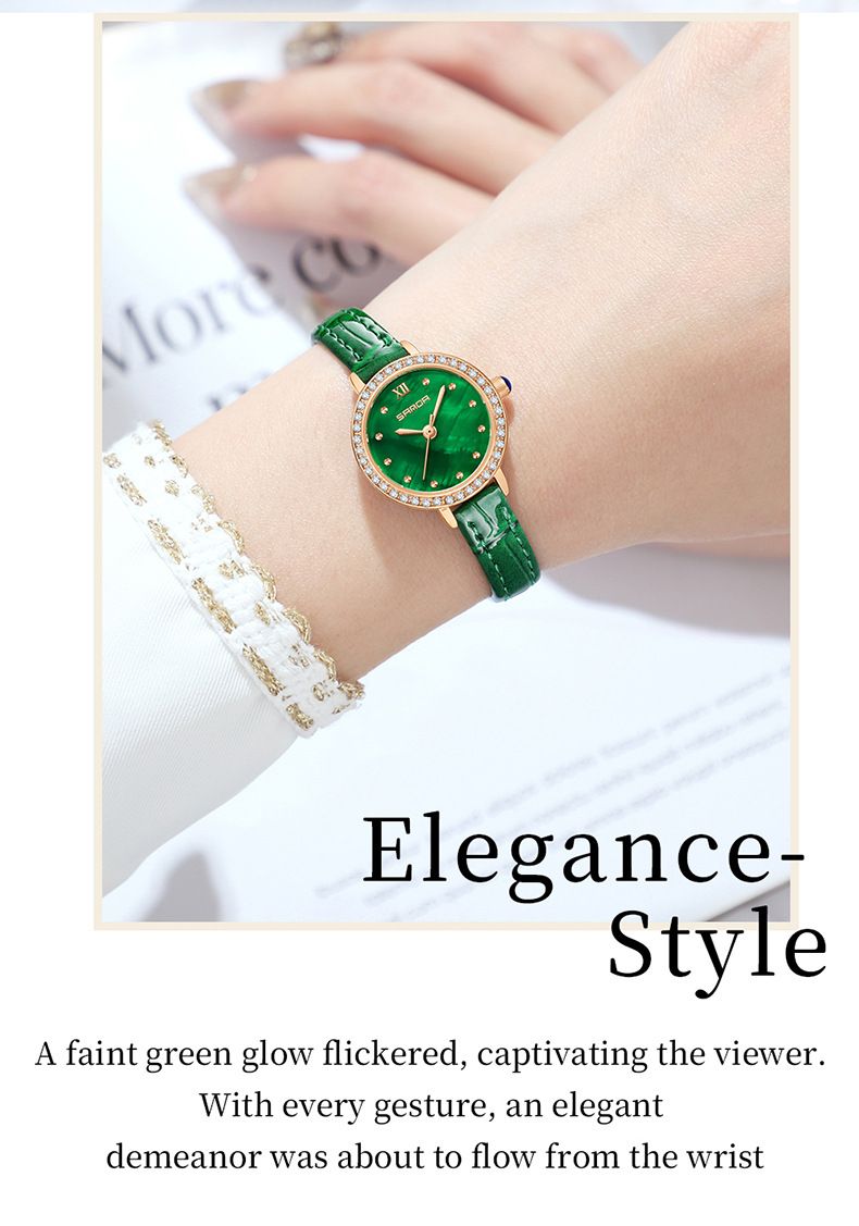 Elegante Damenuhr mit Diamantakzenten, Perlmuttzifferblatt und wasserdichtem Quarzwerk – perfekt für jeden Tag_voghion.com