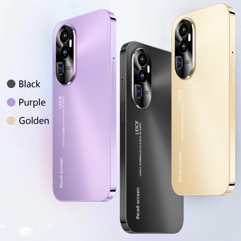Smartfon Reno10 Pro 6,8 cala 6 GB + 128 GB Bezpłatna karta pamięci 128 GB Odblokowane telefony komórkowe_voghion.com
