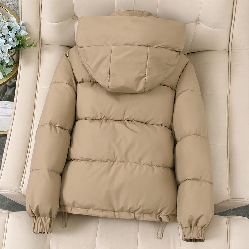 Damenbekleidung Wintertrend Pufferjacke für Damen – Leichter Steppmantel, kurze warme Kapuzenjacke, gemütliche Oversize-Passform_voghion.com