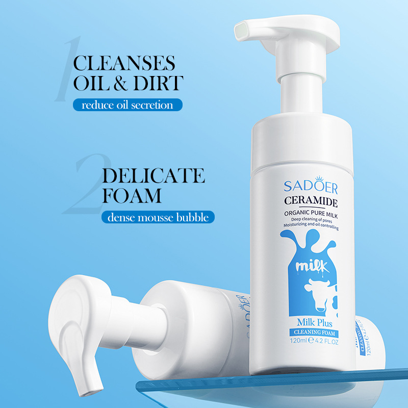 SADOER Ceramida Facial Milk Whitening Bubble Limpeza Delicada e Profunda em Inglês_voghion.com