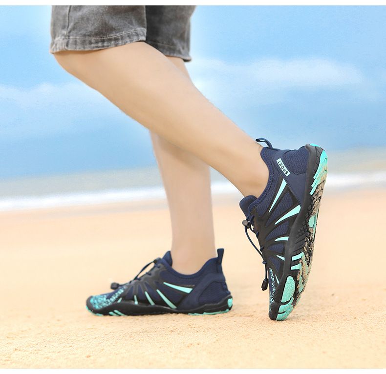 Scarpe da acqua unisex ad asciugatura rapida per trail running ed escursionismo - Suola in gomma antiscivolo con tomaia in mesh traspirante | Intersuola in EVA leggera_voghion.com