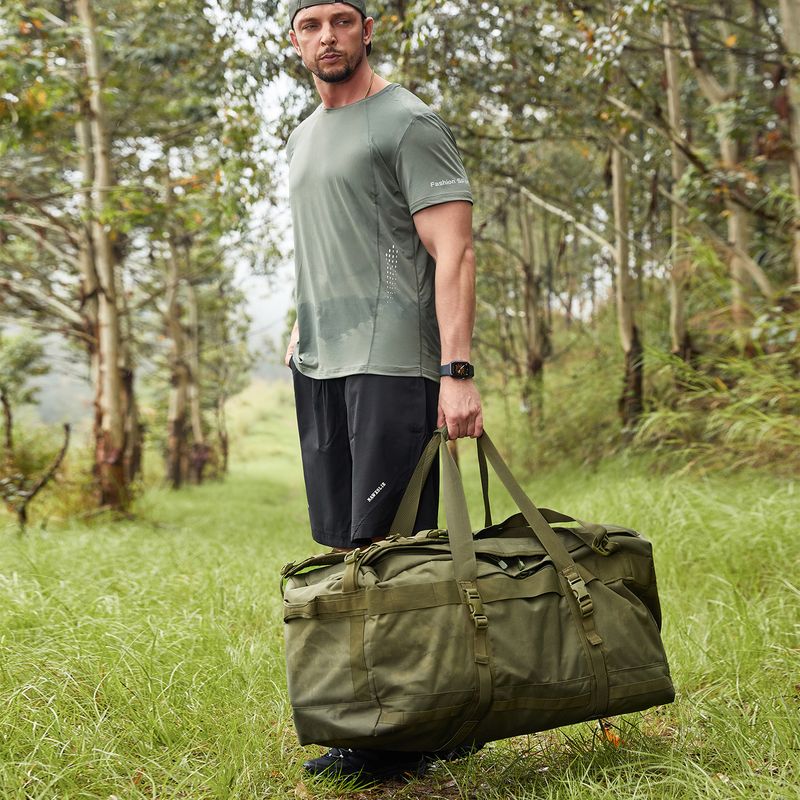 Huasheng Extra Large Capacity Hiking Camping Sling 106L Outdoor Handheld And Backpack Military Enthusiast Tactical_voghion.com