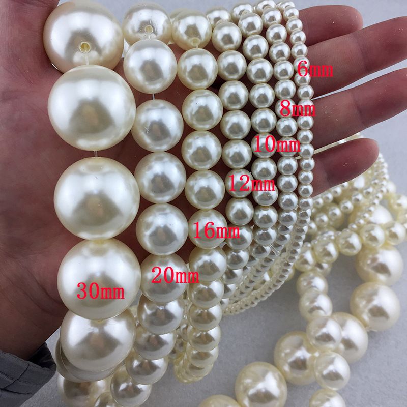 Collier de perles d'imitation de verre à la mode pour femmes, accessoires de vêtements à longue chaîne de pull multicouche à nœud simple_voghion.com