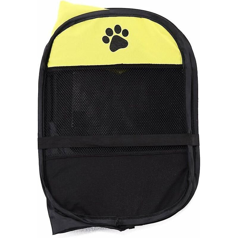 Laufstall für Hunde, faltbares Hundezelt, wasserabweisend, abnehmbarer Schattenstift für Hunde, Katzen und Welpen (S, Gelb),_voghion.com